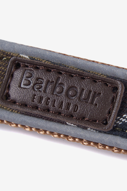 An image of the Barbour Reflective Tartan Dog Lead in the colour Classic Tartan.
