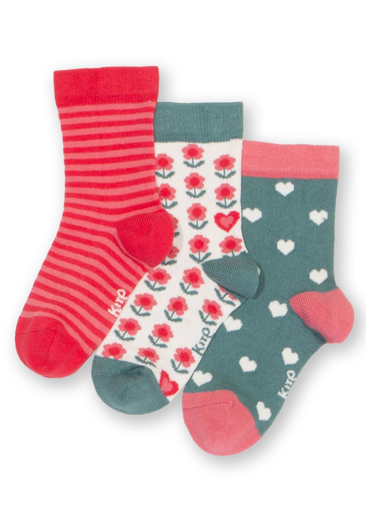 An image of the Kite Queen Of Hearts Socks