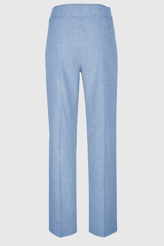 An image of the Bianca Parigi Trousers in the colour Blue.
