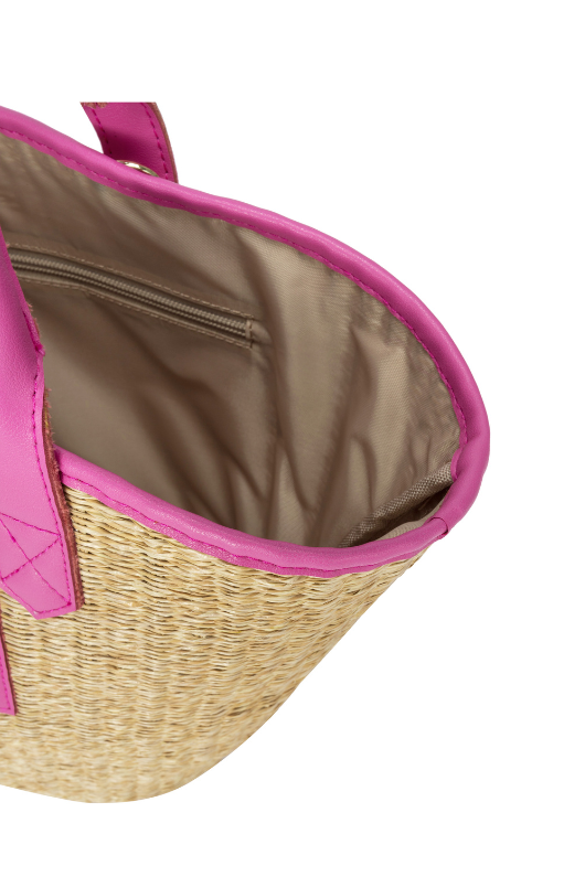 An image of the Every Other Large Twin Tote Bag in the colour Fuchsia.