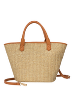 An image of the Every Other Large Twin Tote Bag in the colour Tan.