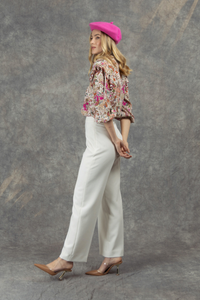 An image of the Fee G Ditzy Print Blouse