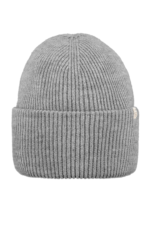 An image of the Barts Haveno Beanie in the colour Heather Grey.