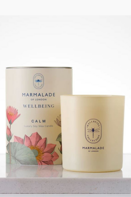 Marmalade of London Wellbeing Candle - A Luxury Soy Wax Candle in Calming scent