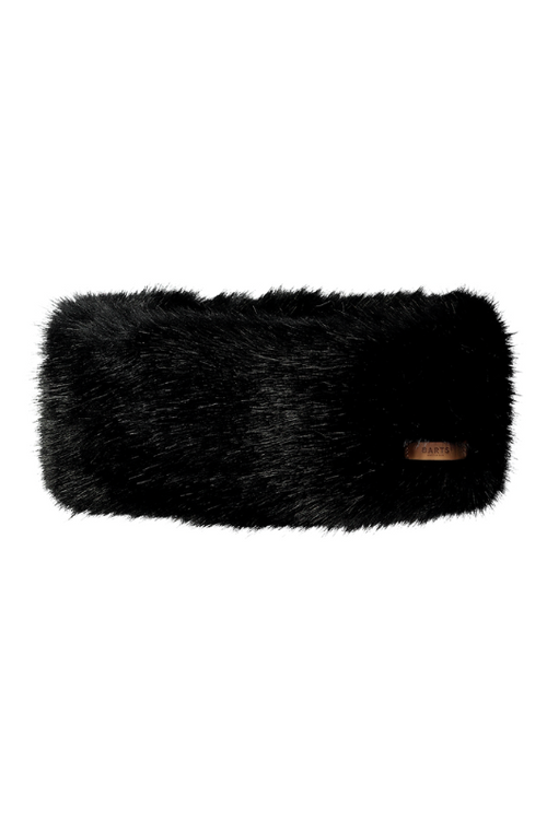 An image of the Barts Fur Headband in the colour Black.