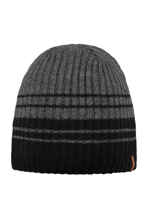 An image of the Barts Telbirs Beanie in the colour Black.