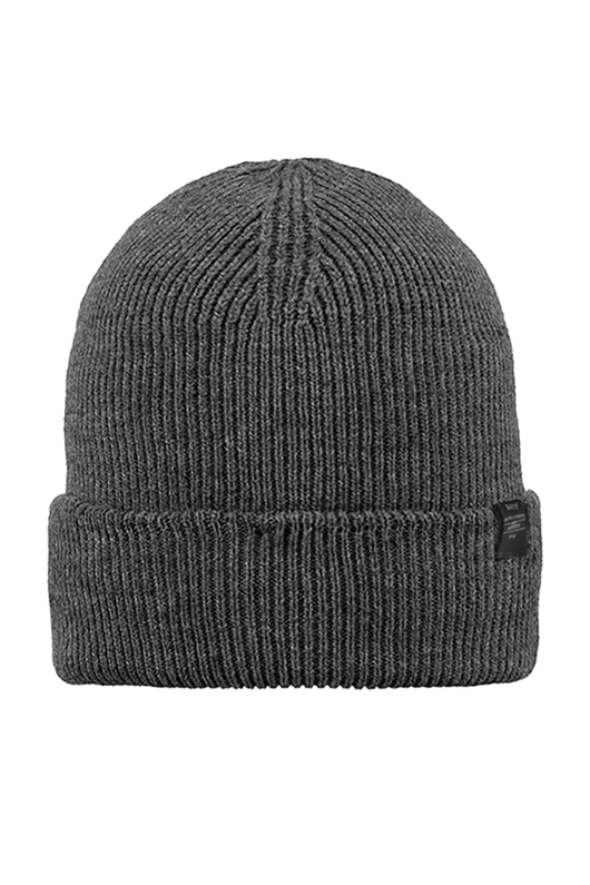 An image of the Barts Men's Kinabalu Beanie in the colour Dark Heather.