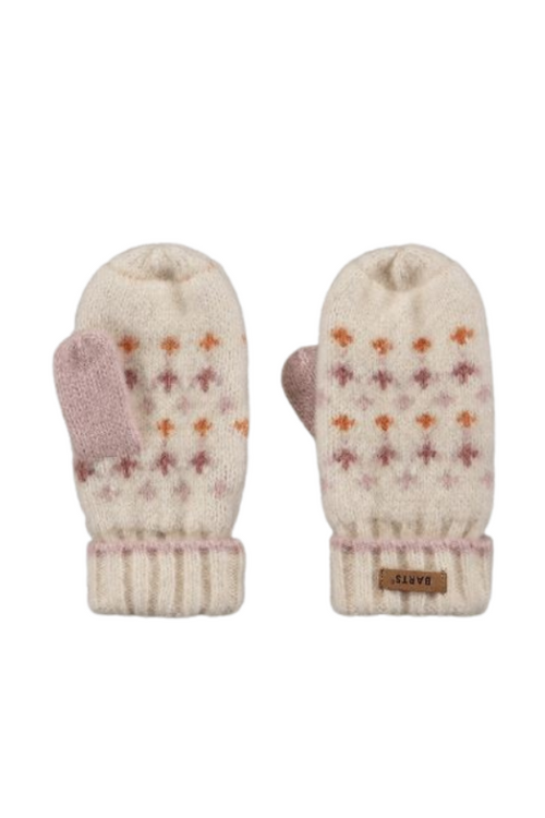 An image of the Barts Jalem Mitts baby gloves in the colour Cream.