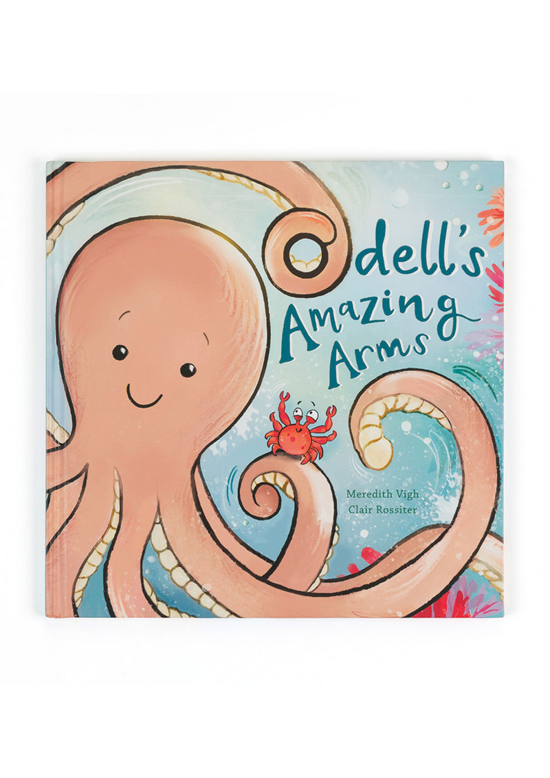 An image of the Jellycat Jellycat Odell's Amazing Arms Book