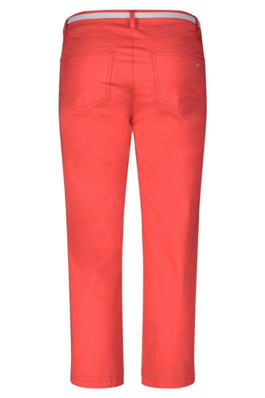 An image of the Betty Barclay Slim Fit Trousers in the colour Cayenne.