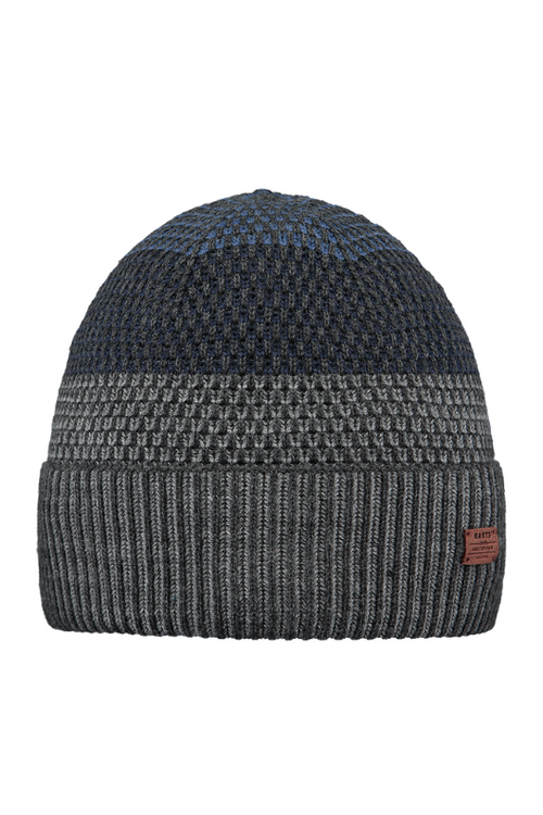 An image of the Barts Miguen Beanie in the colour Dark Heather.