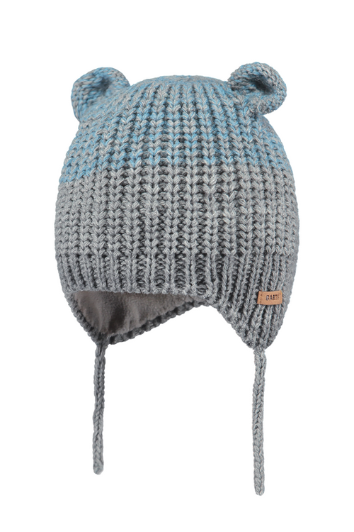 An image of the Barts Natsu Beanie in the colour Heather Grey.
