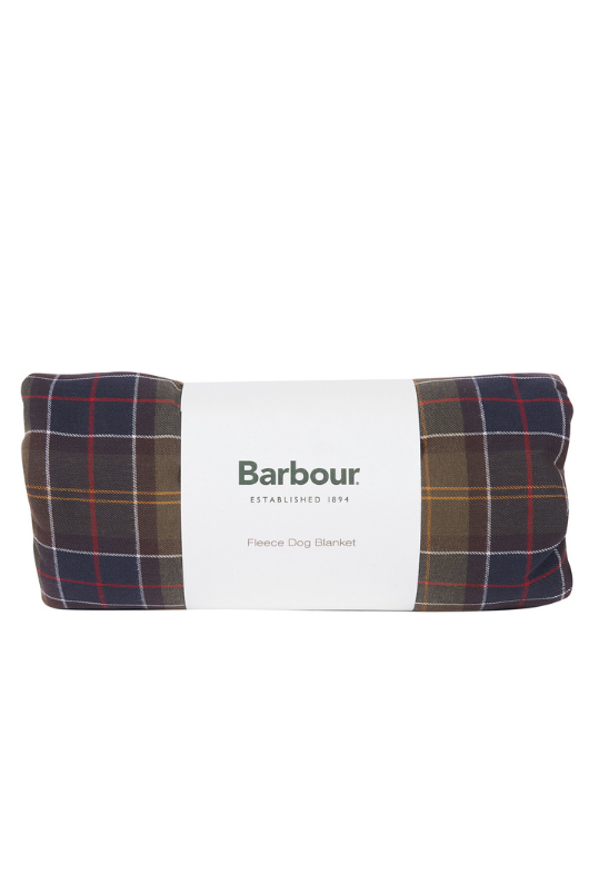 An image of the Barbour Medium Dog Blanket in the colour Classic/Brown.