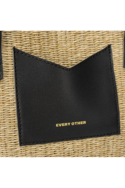 An image of the Every Other Large Twin Tote Bag in the colour Black.