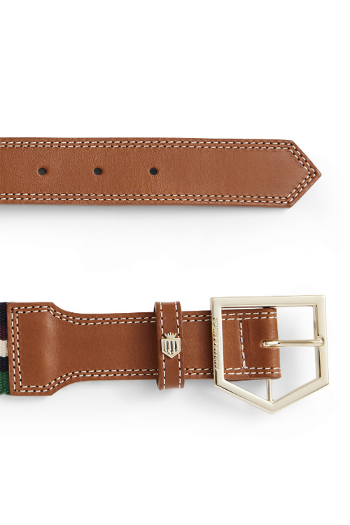 An image of the Fairfax & Favor Boston Belt in the colour Tan Leather.