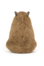 Jellycat Clyde Capybara. A soft toy capybara with two-tone brown fur.
