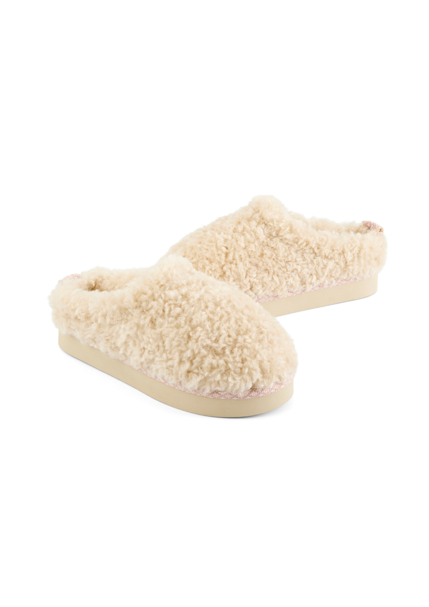 An image of the Bedroom Athletics Alicia Luxury Borg Fleece Platform Mule