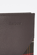 An image of the Barbour Tabert Leather Wallet in the colour Chocolate Brown.