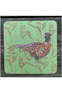 An image of the Vanessa Bathgate Pheasant Coaster
