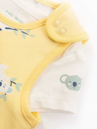 An image of the Kite Koala time dungaree set