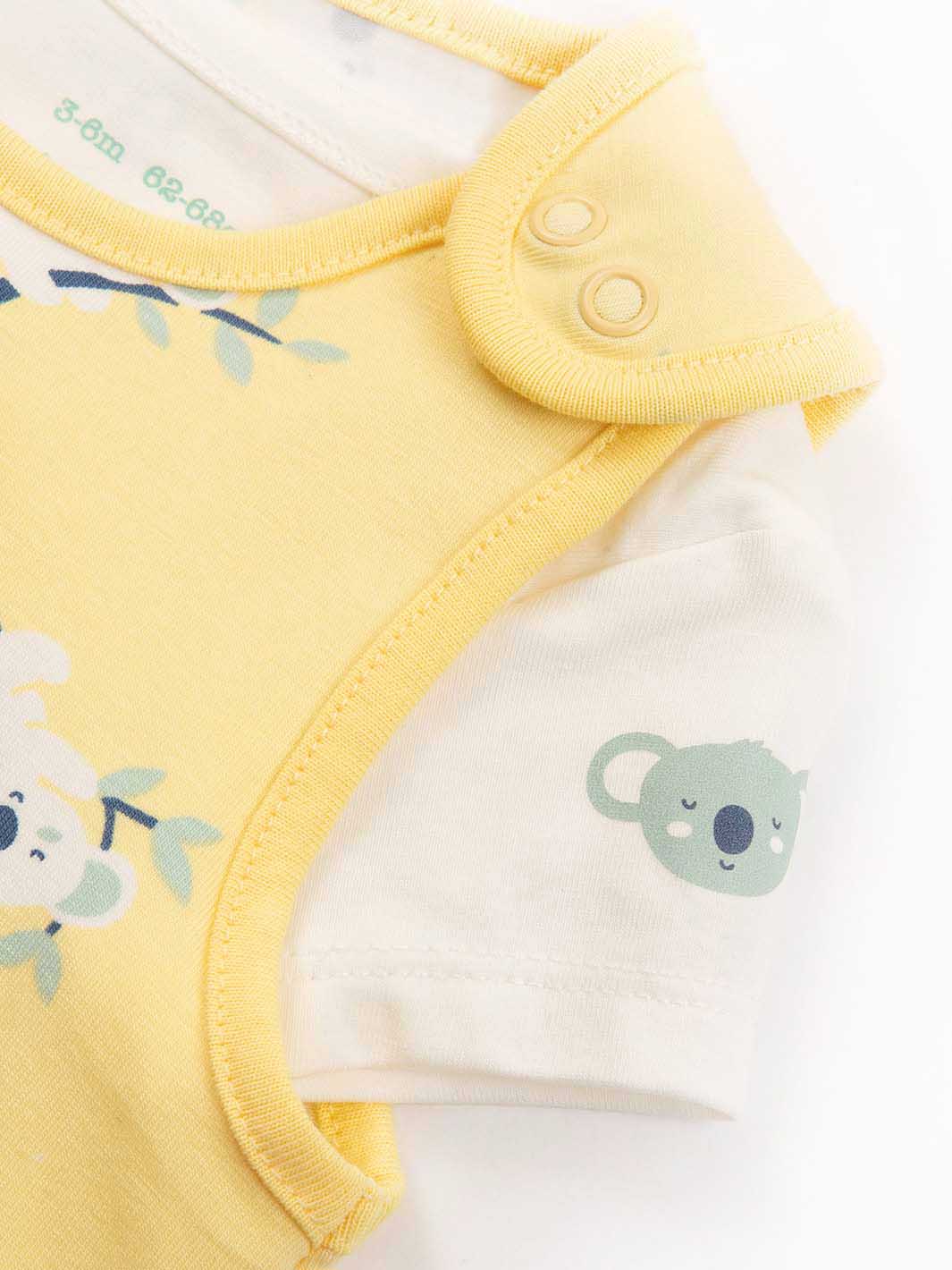 An image of the Kite Koala time dungaree set