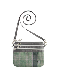 An image of the Earthsquared Tweed 3 Zip Pouch Bag