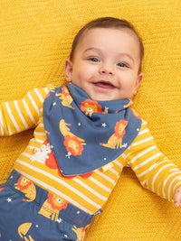 An image of the Kite Lion & Mouse Bib