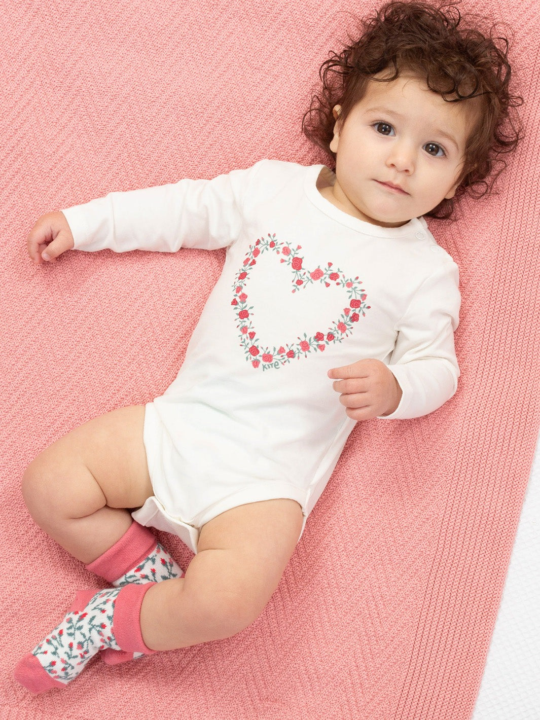 An image of the Kite Rosey Love Bodysuit