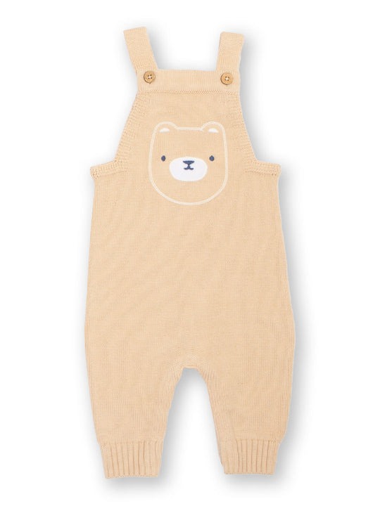 An image of the Kite Baby Bear Knit Dungarees