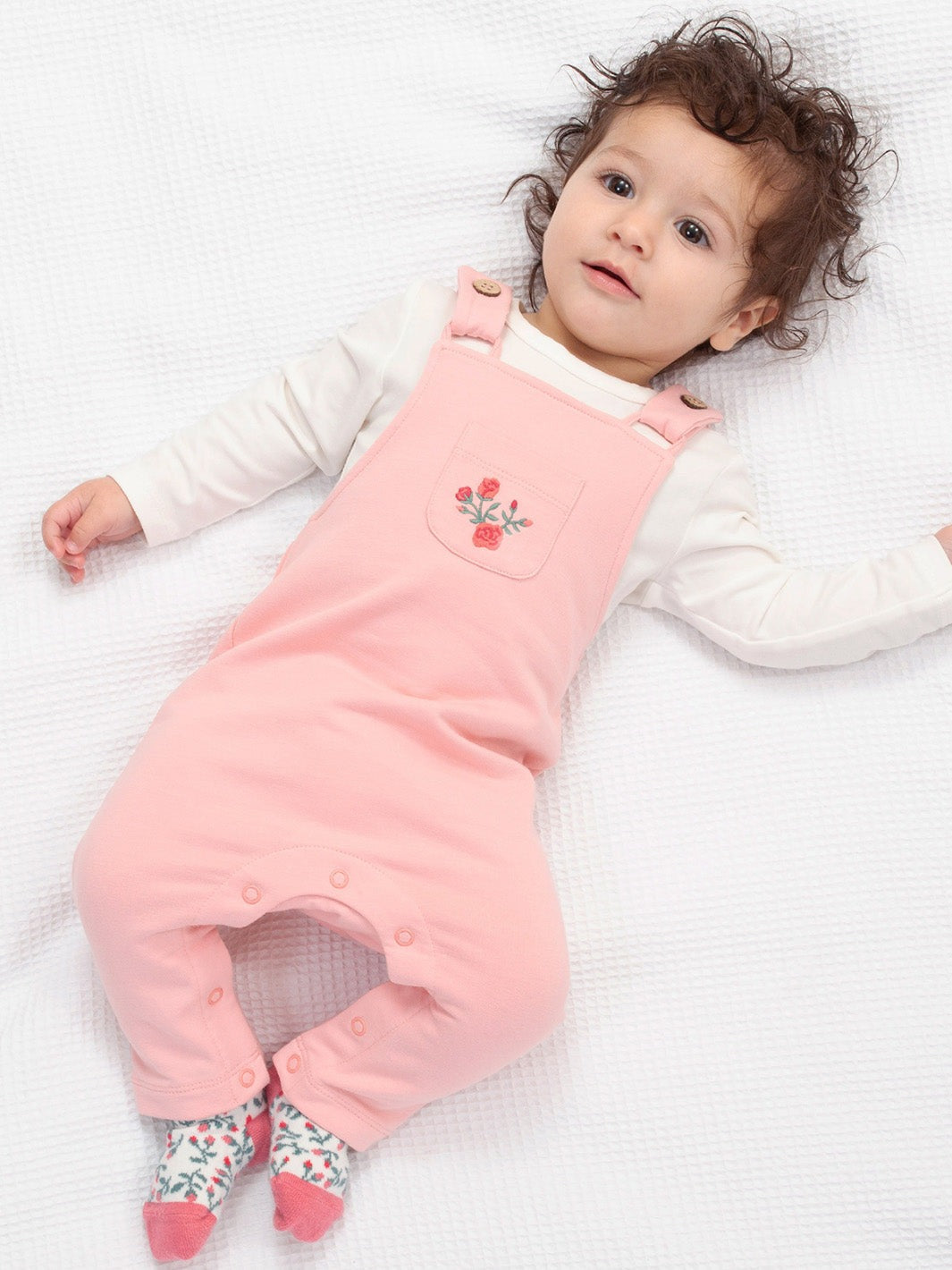 An image of the Kite Rosey Posey Dungarees