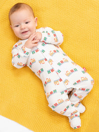 An image of the Kite Choo Choo Sleepsuit