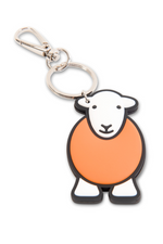 An image of the Herdy Company Chunky Yan Keyring in Orange.