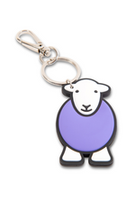 An image of the Herdy Company Chunky Yan Keyring in Purple.