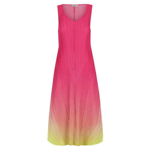 An image of the Alquema Estrella Dress in the colour Acid Dream.