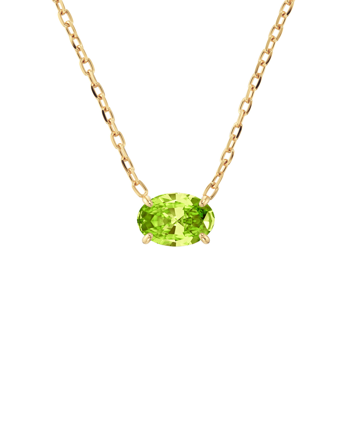 An image of the Edblad Misty Necklace Green Gold