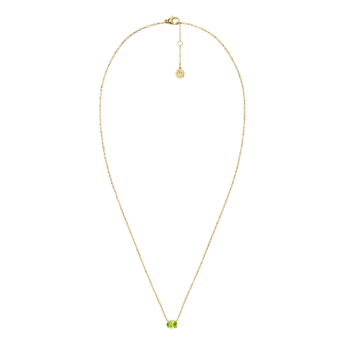 An image of the Edblad Misty Necklace Green Gold