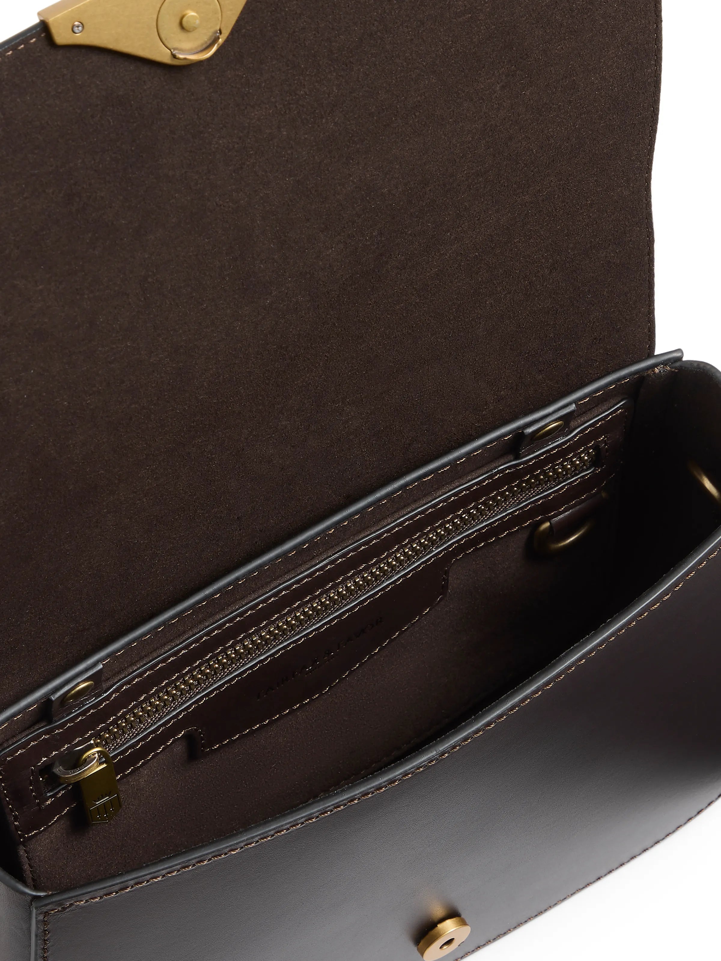 An image of the Fairfax & Favor Fairfax & Favor Rye Cross Body Bag Mahogany Leather