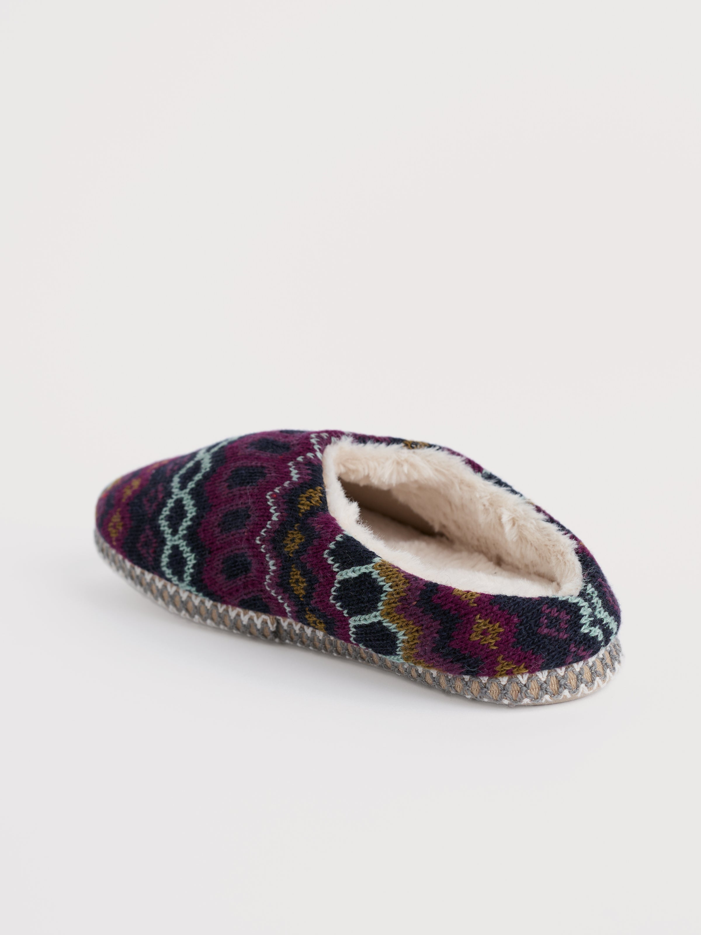 An image of the Seasalt Starry Eyed Slipper Fair Isle Knit