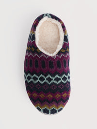 An image of the Seasalt Starry Eyed Slipper Fair Isle Knit
