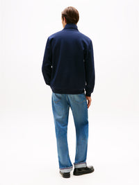 An image of the Tommy Hilfiger Logo Quarter-Zip Sweatshirt