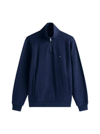 An image of the Tommy Hilfiger Logo Quarter-Zip Sweatshirt