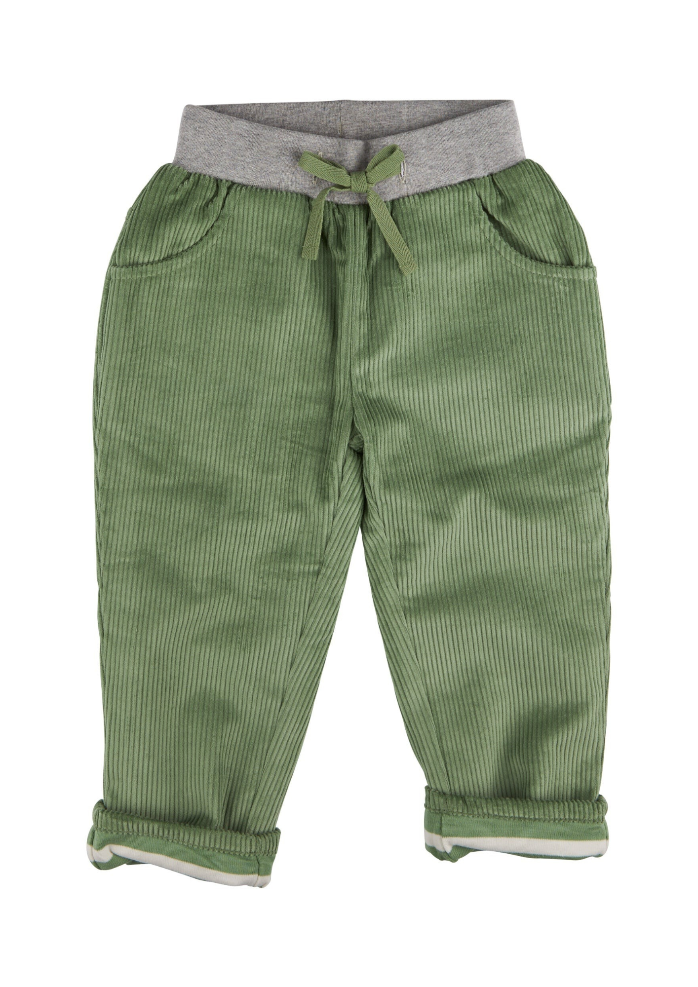 An image of the Pigeon Lined Cord Trousers