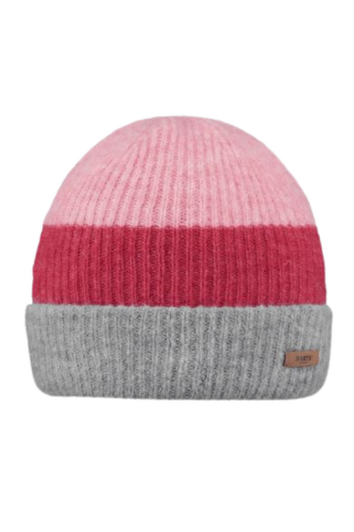 An image of the Barts Suzam Beanie in the colour Lollipop.