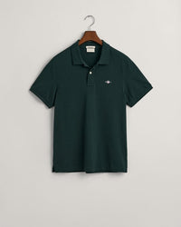 An image of the Gant Shield Short Sleeve Pique Polo Shirt