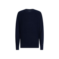 An image of the Tommy Hilfiger Triangle Structure Crew Jumper