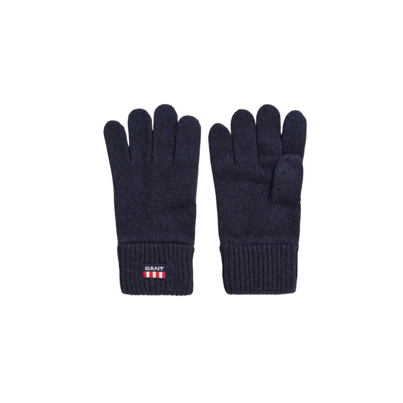 Retro Shield Knitted Gloves