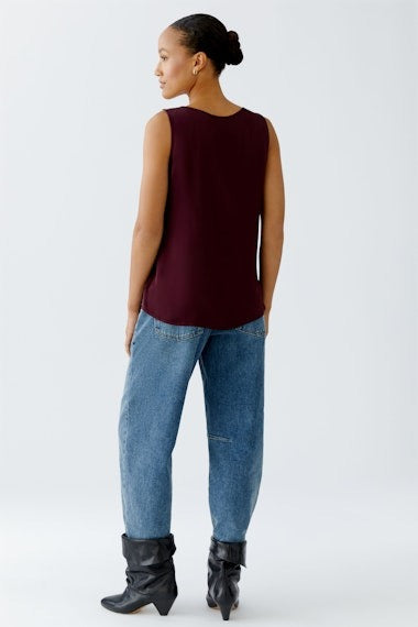 An image of the Oui Woven Top