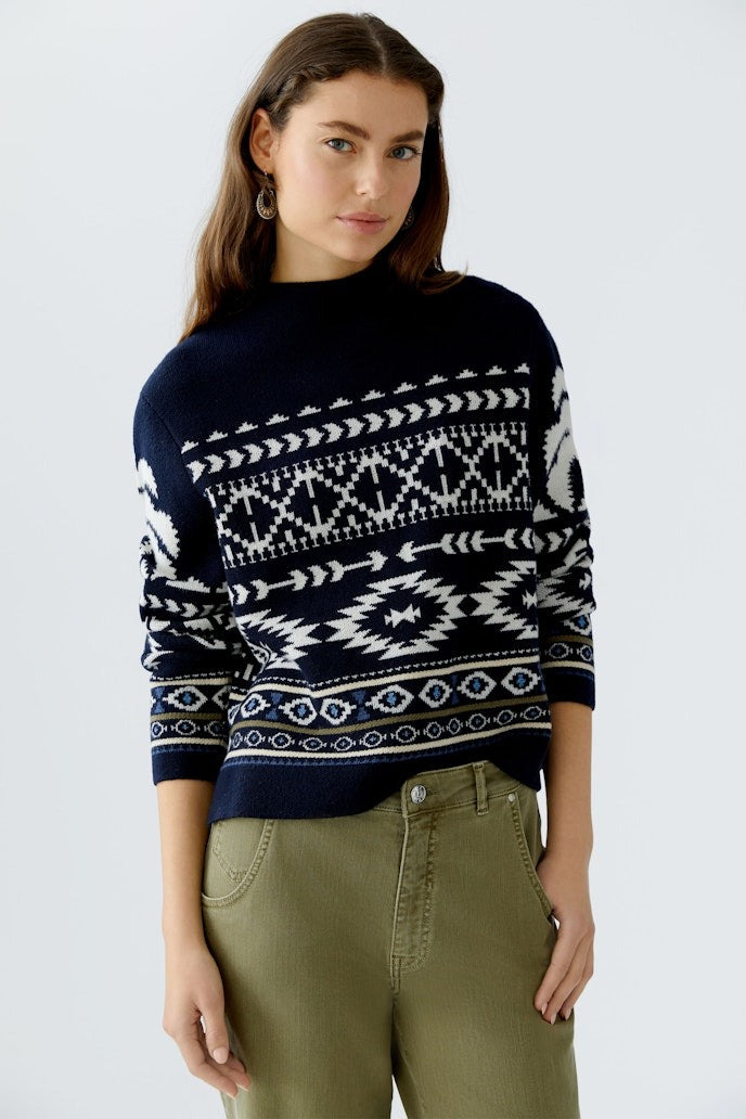 An image of the Oui Knitted Pullover