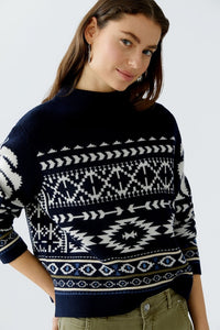 An image of the Oui Knitted Pullover