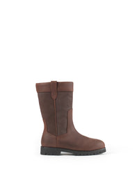 Fairfax & Favor Burghley Mid Calf Boot Mahogany Leather